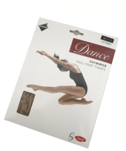 Alternative view of Shimmer Dance Tights Footed (Toast)